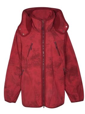 1251. FREE PEOPLE Canyon Crushin' jacket in Cranberry Combo Sz S NWT $198